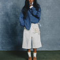 Load image into Gallery viewer, Tie Detail Jorts