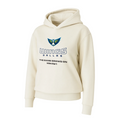 Load image into Gallery viewer, Beige hoodie with 'Wings Dallas' logo and text on a white background. Dallas Wings Hoodie.