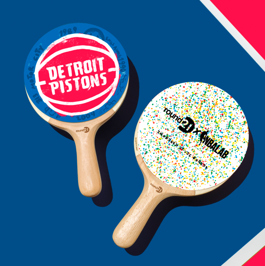 Detroit Pistons paddle – round21