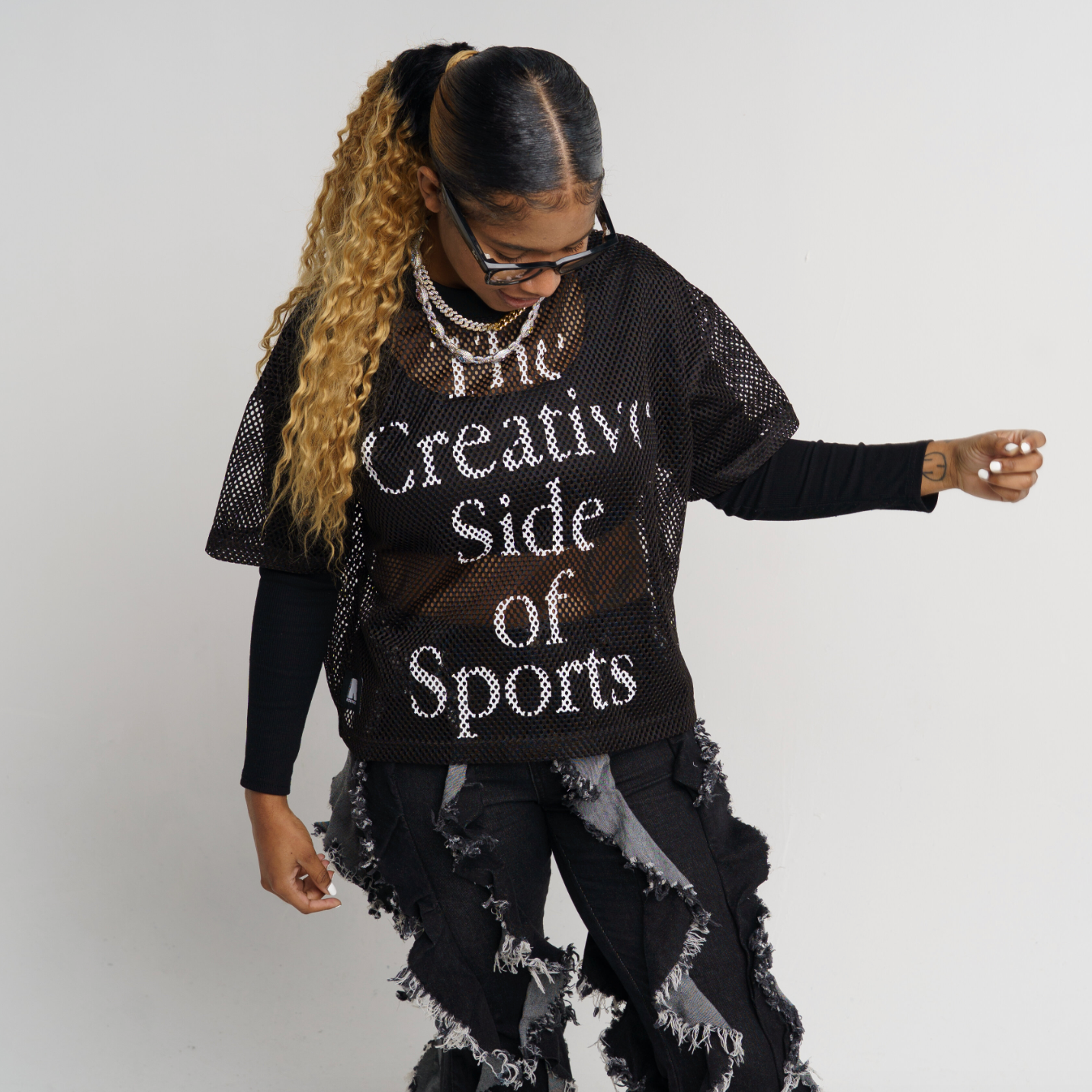 Round21 Sporty Mesh Top