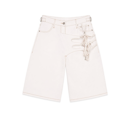 Tie Detail Jorts