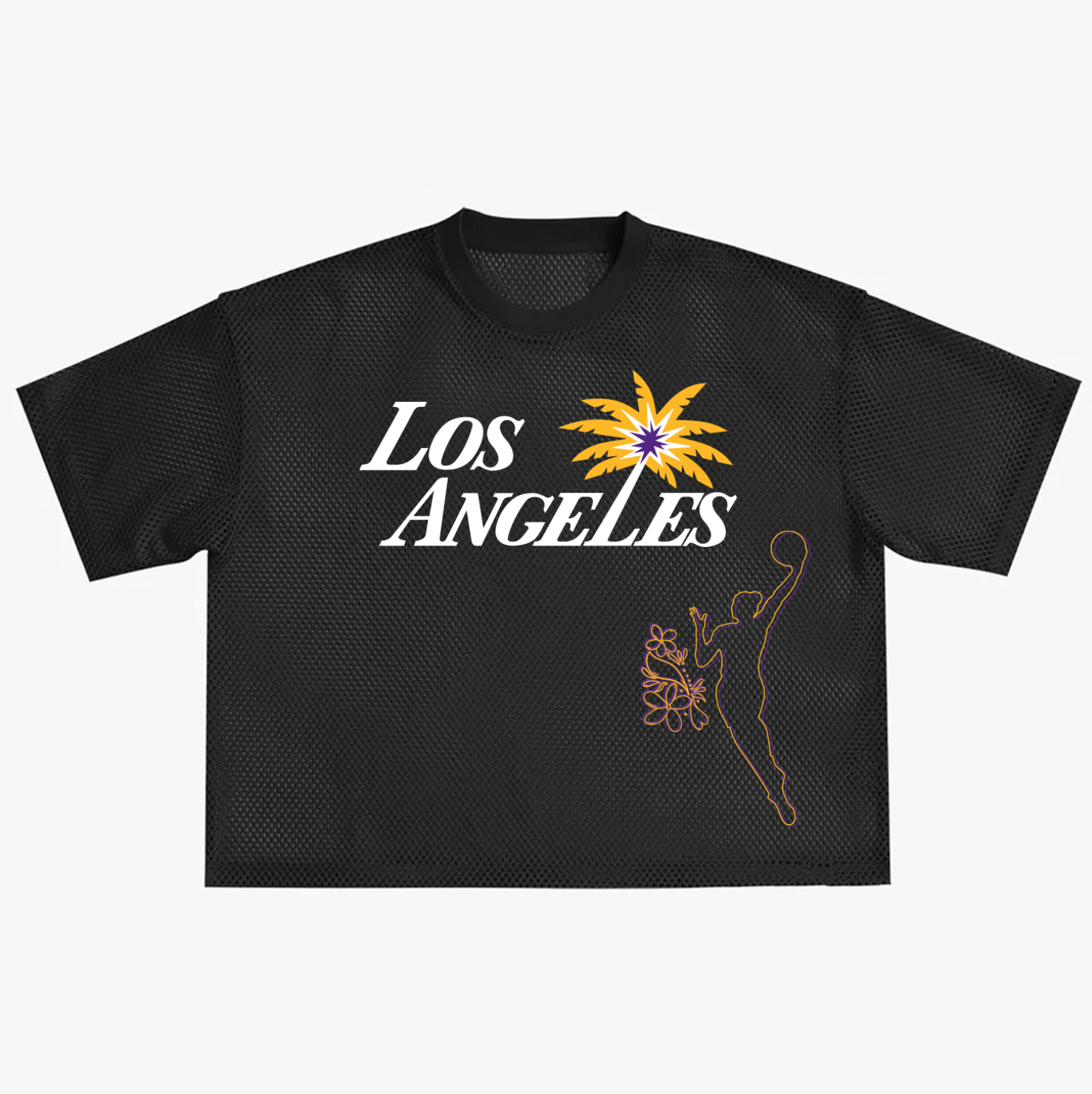 LA Sparks Sporty Mesh Top