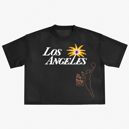 LA Sparks Sporty Mesh Top