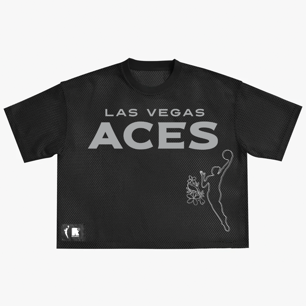 Las Vegas Aces Sporty Mesh Top