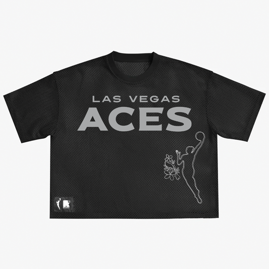 Las Vegas Aces Sporty Mesh Top