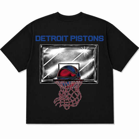 Detroit Pistons Season Hoops Tee