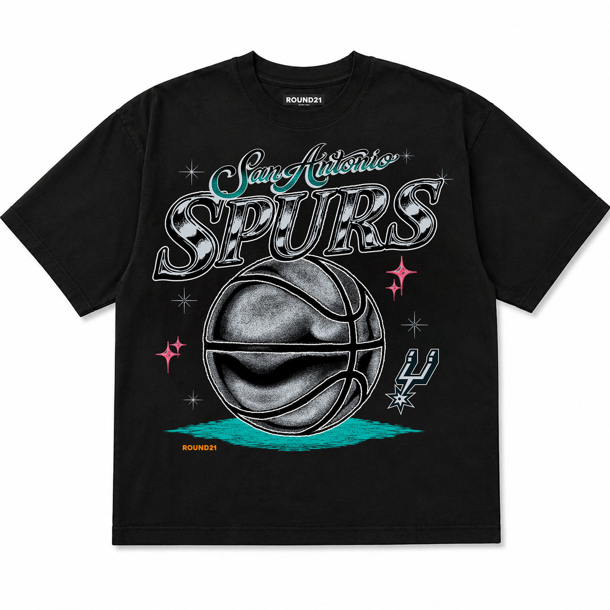 Spurs Season Hoops Tee
