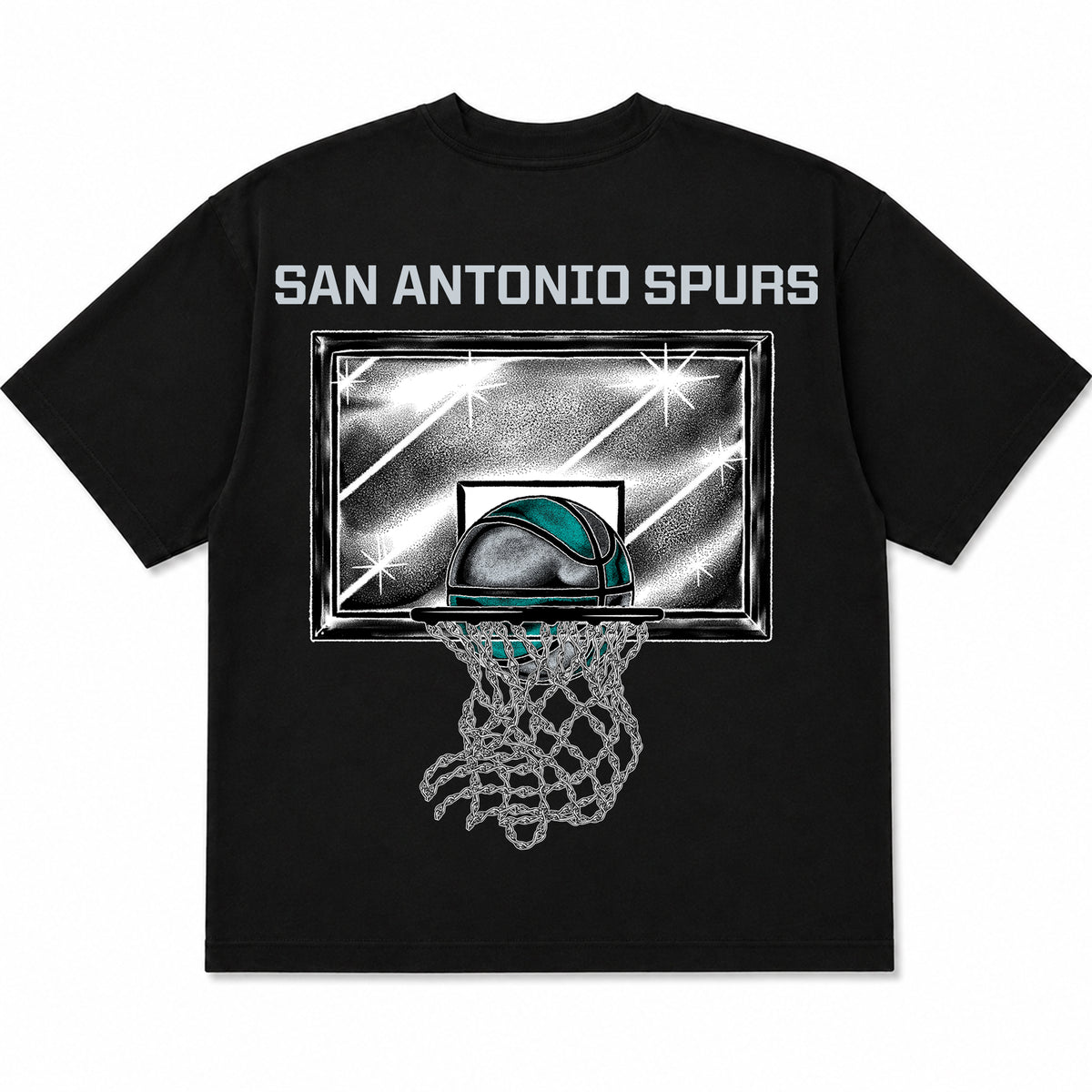Spurs Season Hoops Tee