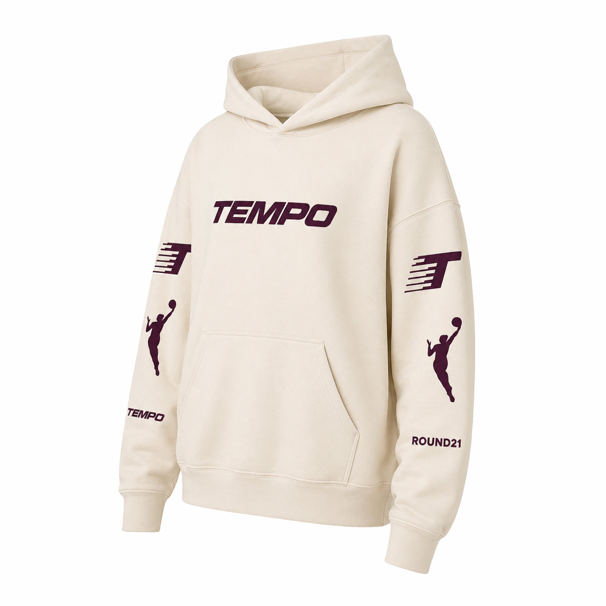 Tempo Logo Hoodie (Cream)