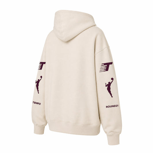 Tempo Logo Hoodie (Cream)