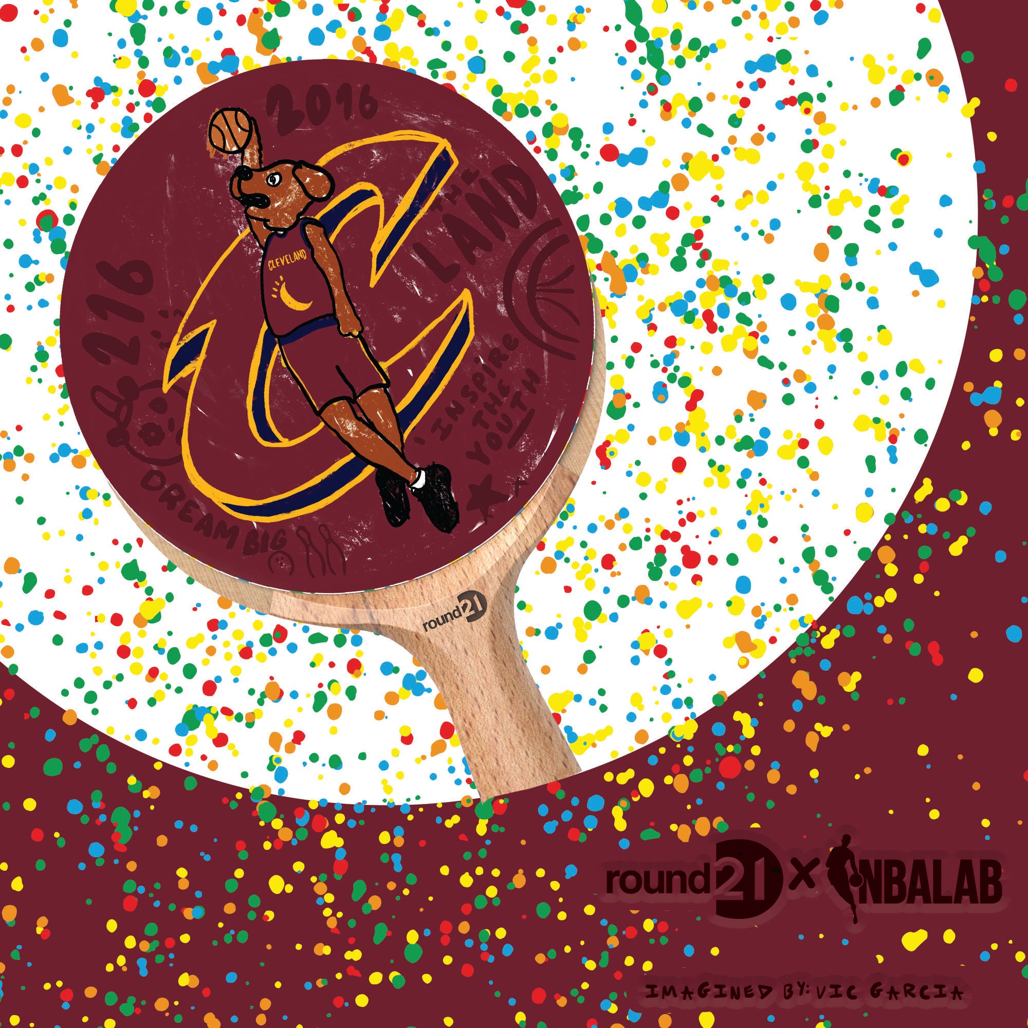 Cleveland Cavaliers paddle