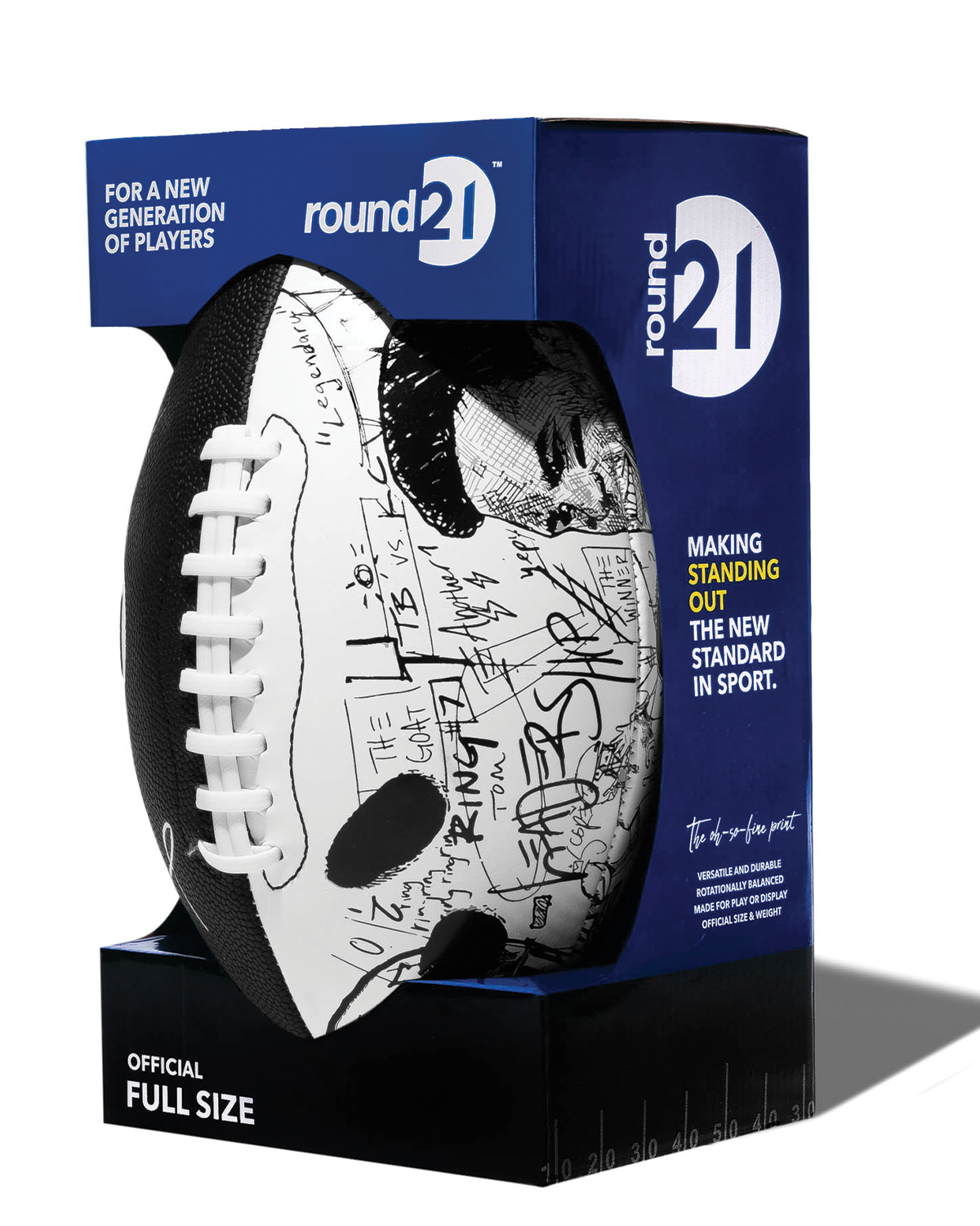 Official round21 x NFLPA Football - Tom Brady