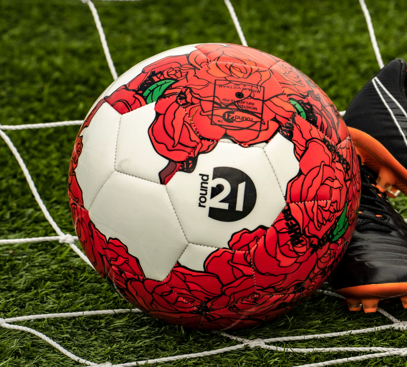 "Roses" Soccer Ball - round21