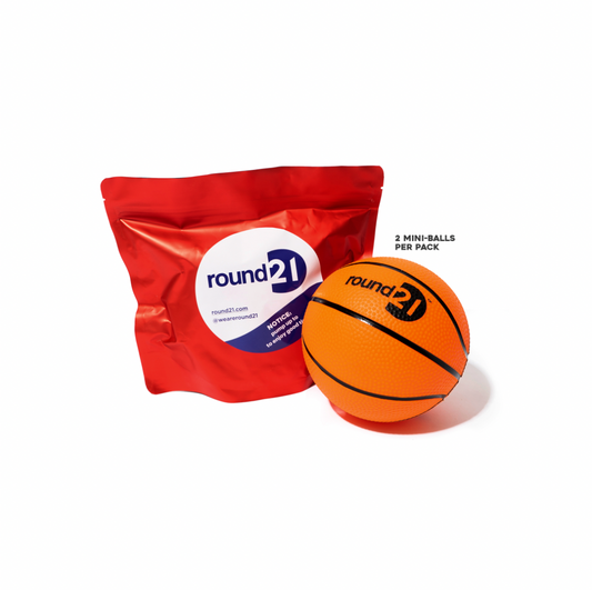 2-pack mini basketballs