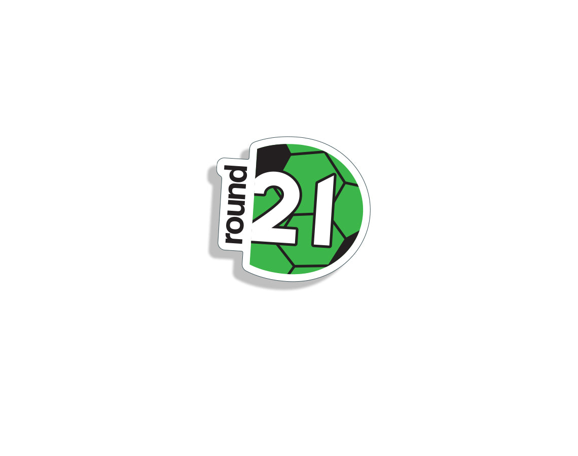 round21 Soccer Sticker Pack of 3